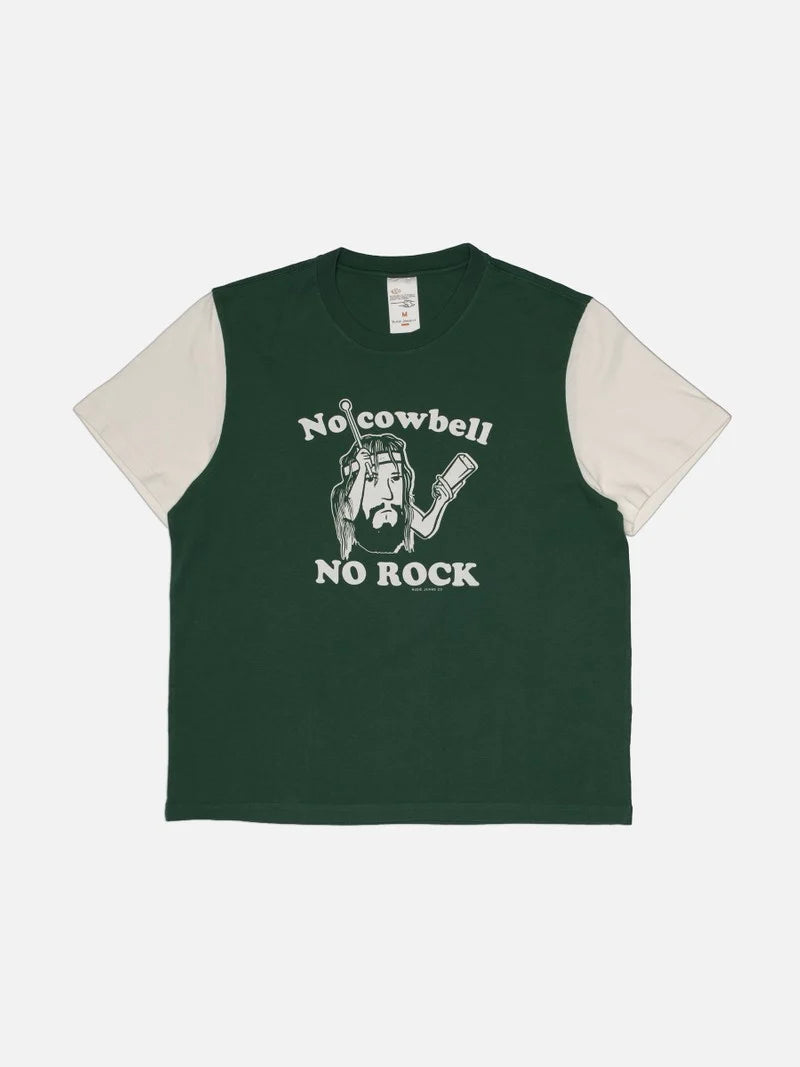 ROY SHORT T-SHIRT COWBELL OFFWHITE/GREEN