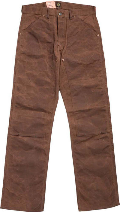 WENDELL STPF Coated Canvas Pant – Brown
