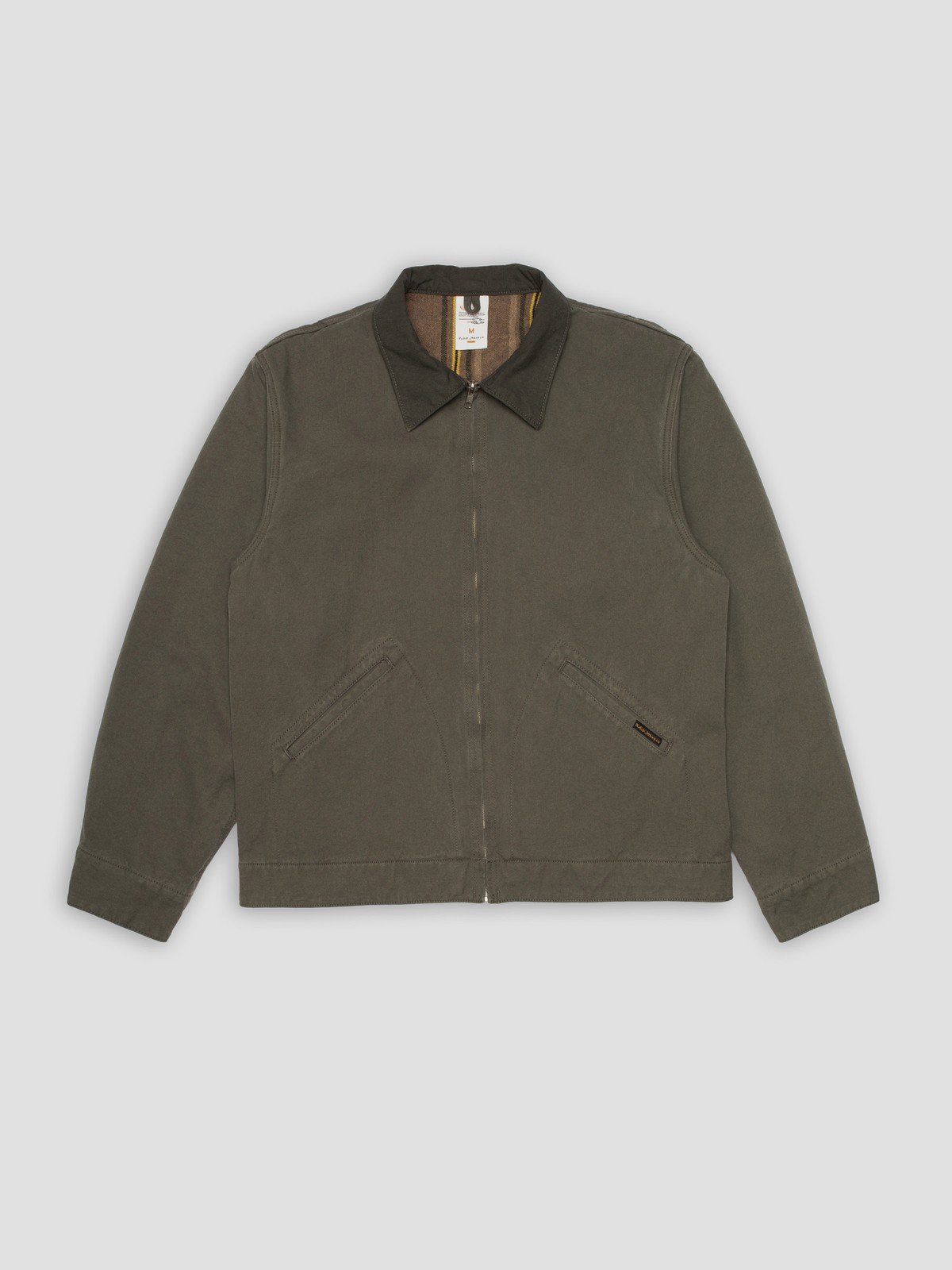 BLAKE ZIP JACKET-Duck Canvas Green