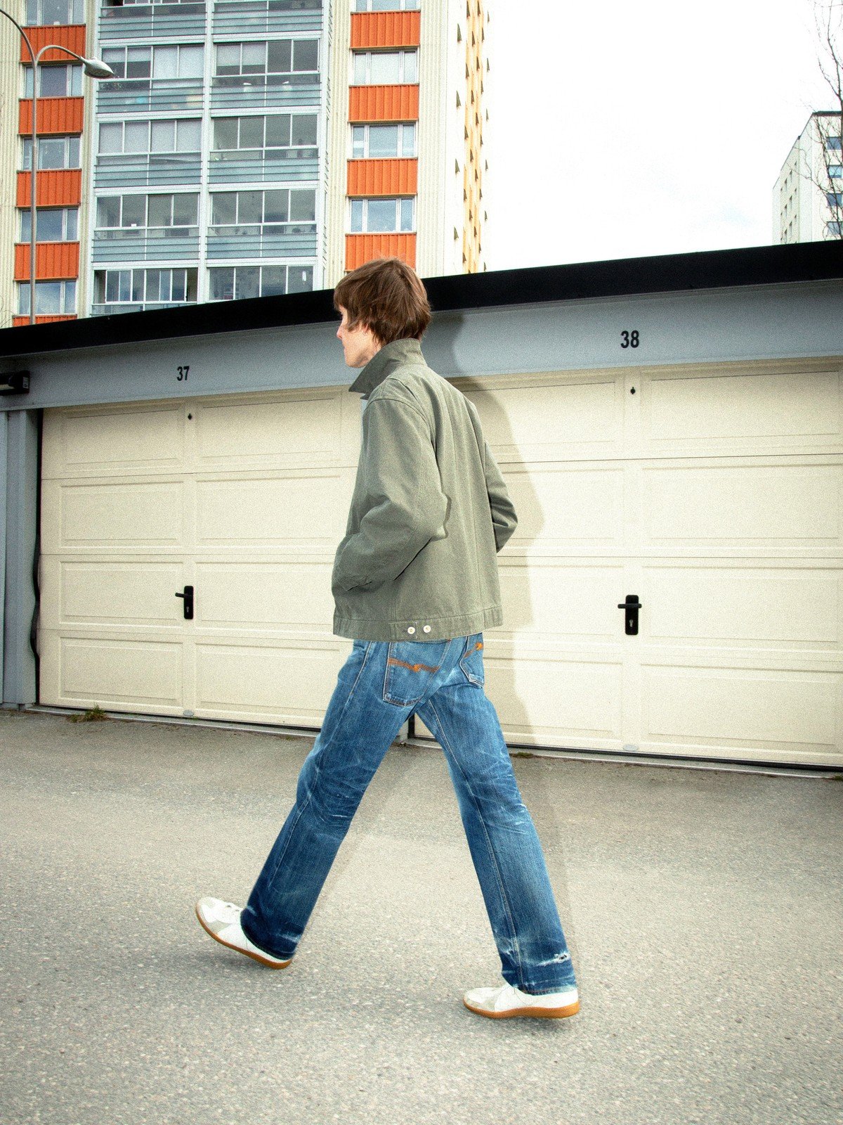 BLAKE ZIP JACKET-Duck Canvas Green