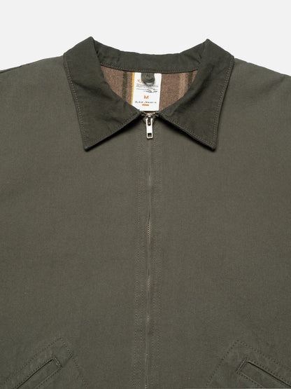BLAKE ZIP JACKET-Duck Canvas Green