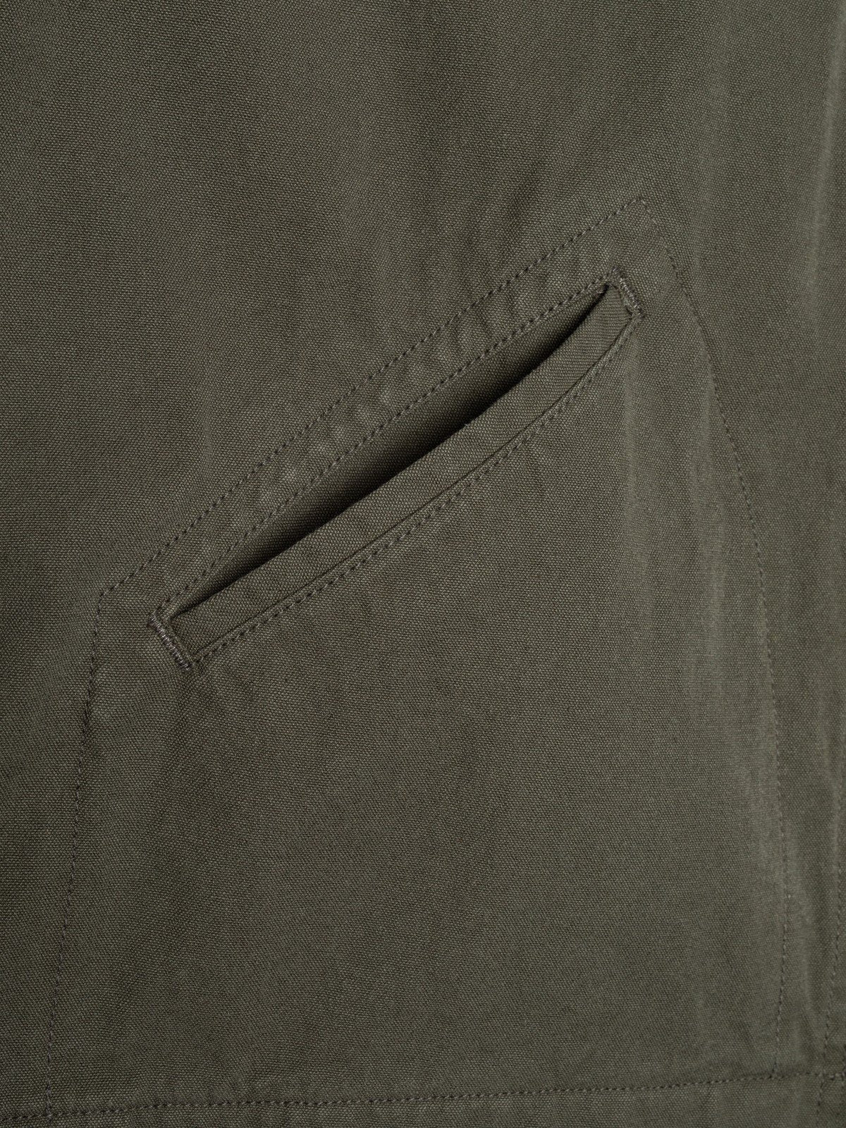 BLAKE ZIP JACKET-Duck Canvas Green