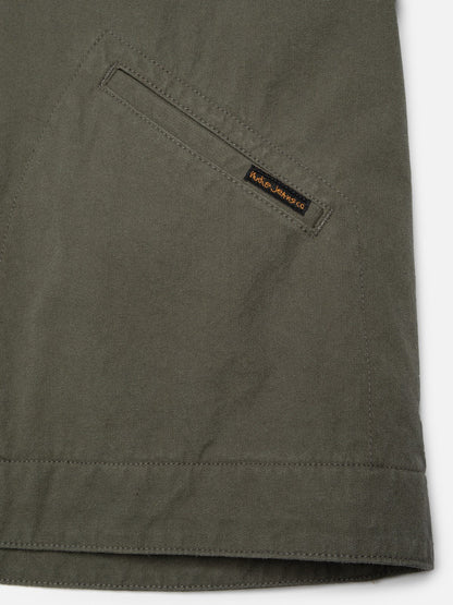 BLAKE ZIP JACKET-Duck Canvas Green