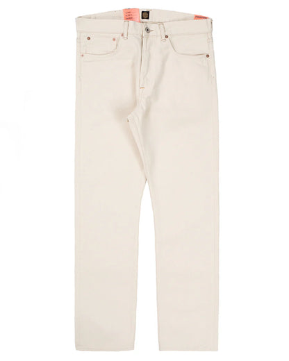 BUCK JEANS UNEVEN BROKEN TWILL ECRU