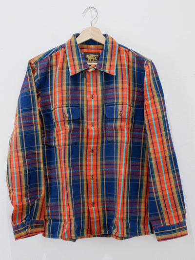 WEBSTER Shirt Navy/Orange/Turquise