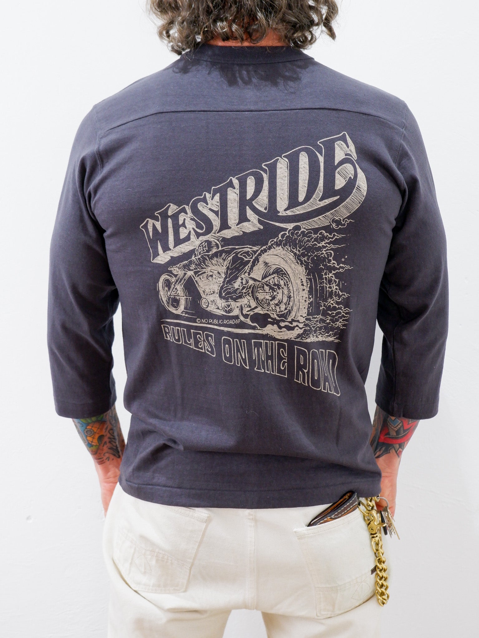 VINTAGE FOOTBALL TEE-2: NO PUBLIC