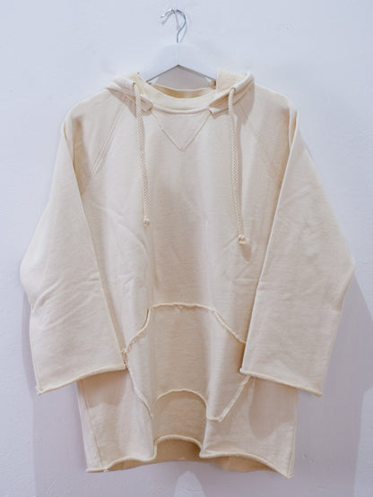 BOXING HOODED SWEATSHIRT 3/4 SLEEVES "BASIC VINTAGE"