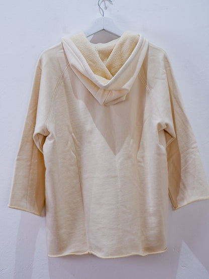 BOXING HOODED SWEATSHIRT 3/4 SLEEVES "BASIC VINTAGE"