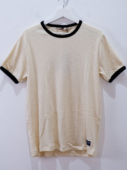 Two-tone flame-print jersey