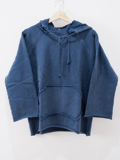 BOXING HOODED SWEATSHIRT 3/4 SLEEVES "BASIC VINTAGE"