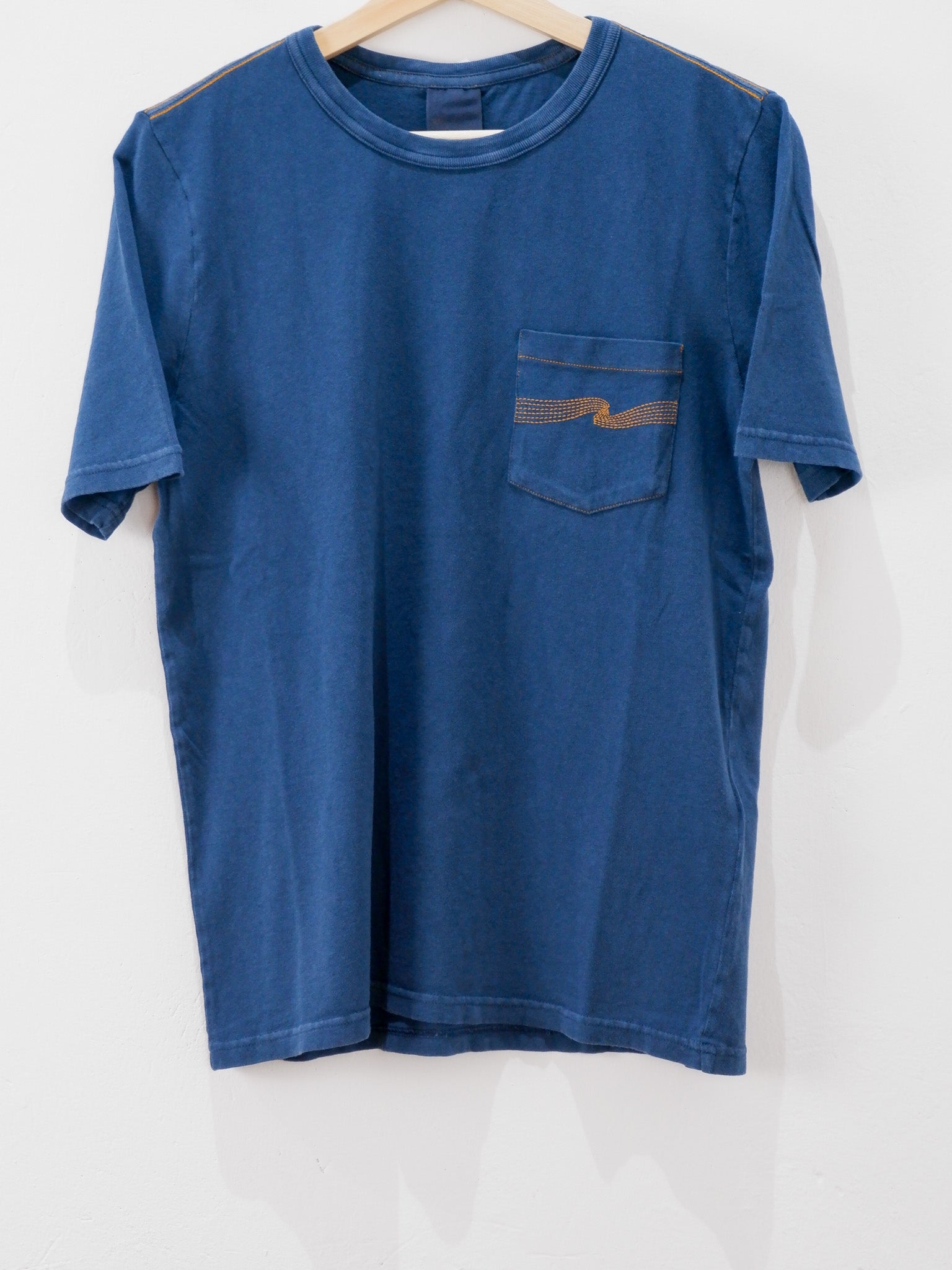 Ricky Pocket T-Shirt Washed Blue