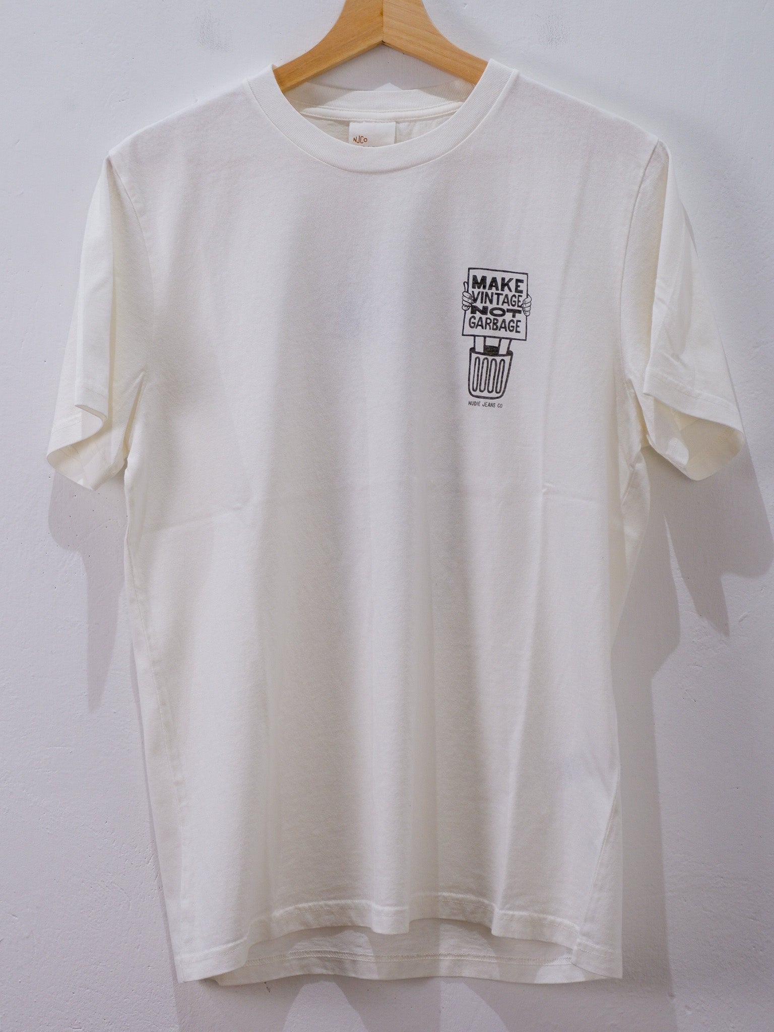 Roy Garbage T-Shirt Chalk White