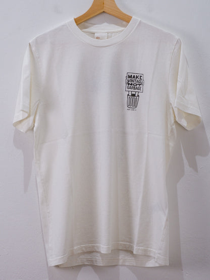 Roy Garbage T-Shirt Chalk White