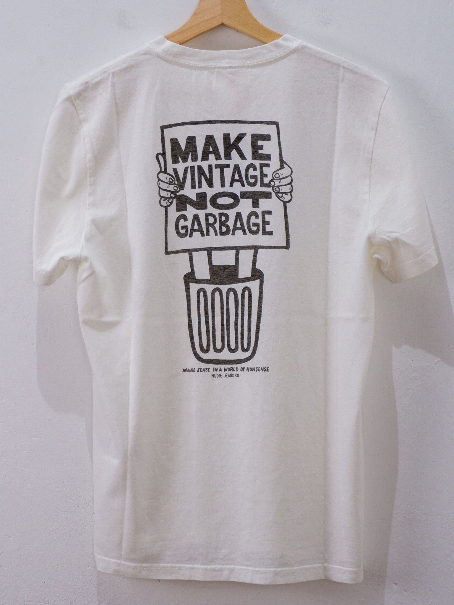 Roy Garbage T-Shirt Chalk White