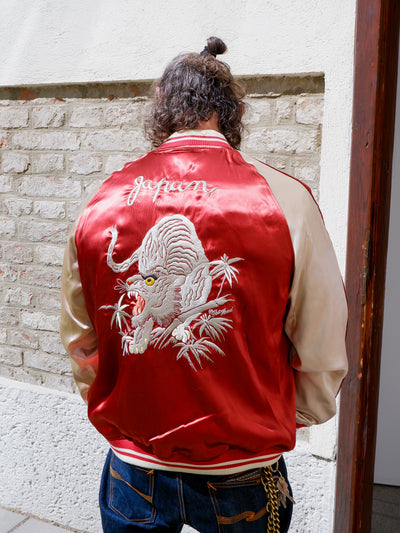 FN-OJ-SV006 Souvenir Jacket TIGER & FIVE-STORY PAGODA