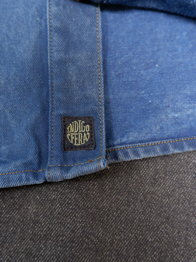INDIGOFERA × the LowDown x Blaudruck Koo` Copeland Denim Jacket „Pink“ – Indigo Overdye