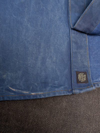 INDIGOFERA × the LowDown x Blaudruck Koo` Copeland Denim Jacket „Pink“ – Indigo Overdye