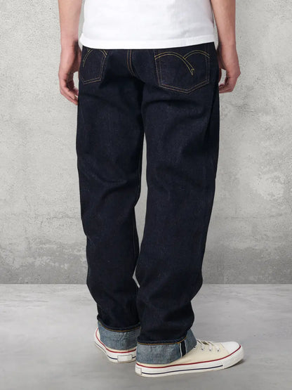FN-3004 Wide Tapered Jeans/One Wash
