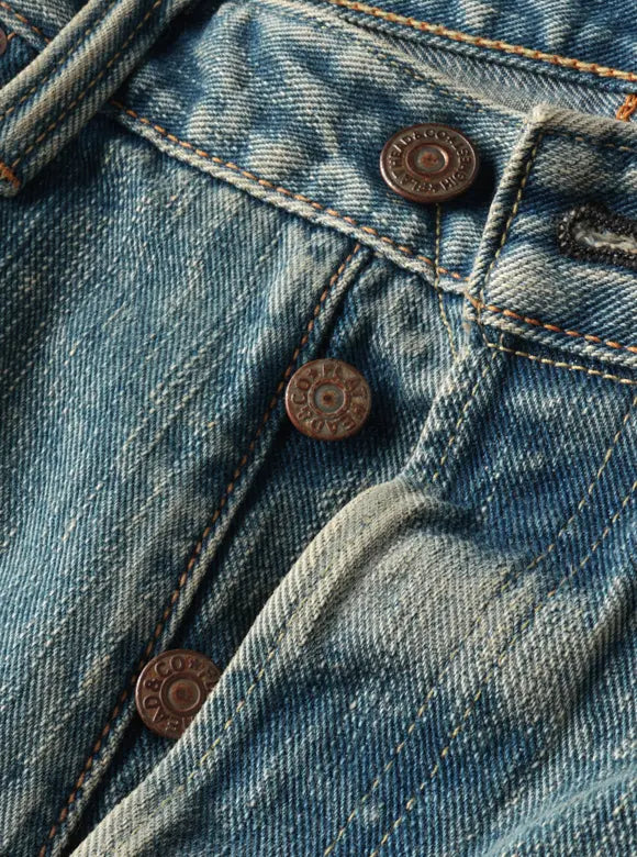 FN-D111C 14.5 oz Wide Straight Jeans