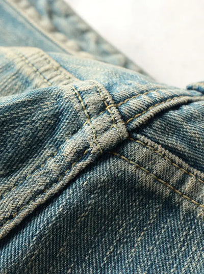 FN-D111C 14.5 oz Wide Straight Jeans