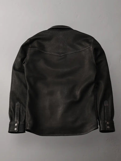 TFH-DEERSKIN WESTERN SHIRT FN‑LS‑DS004