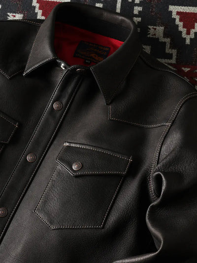 TFH-DEERSKIN WESTERN SHIRT FN‑LS‑DS004