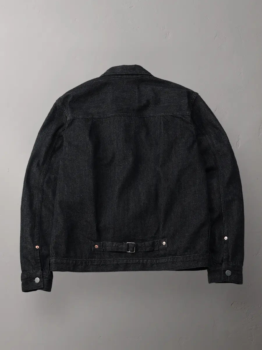 FN-OJ-DB001 12,5oz BLACK DENIM JACKET-40´s MODEL