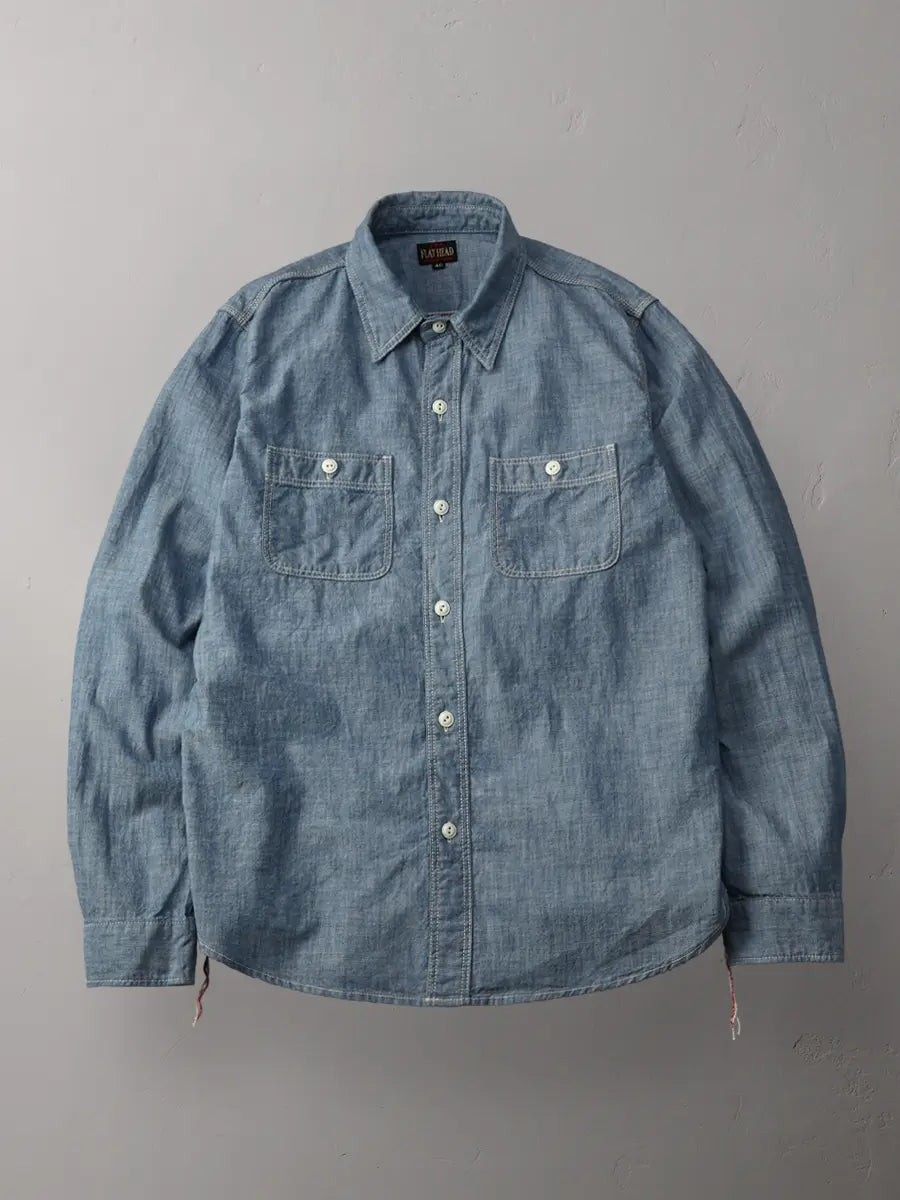 FN-SCK-010L CHAMBRAY WORK SHIRT