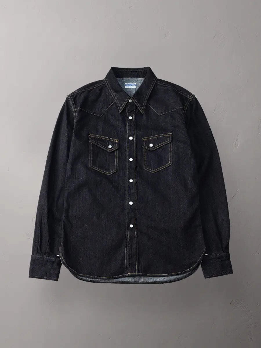 FN-SDW-001L 10oz DENIM WESTERN SHIRT