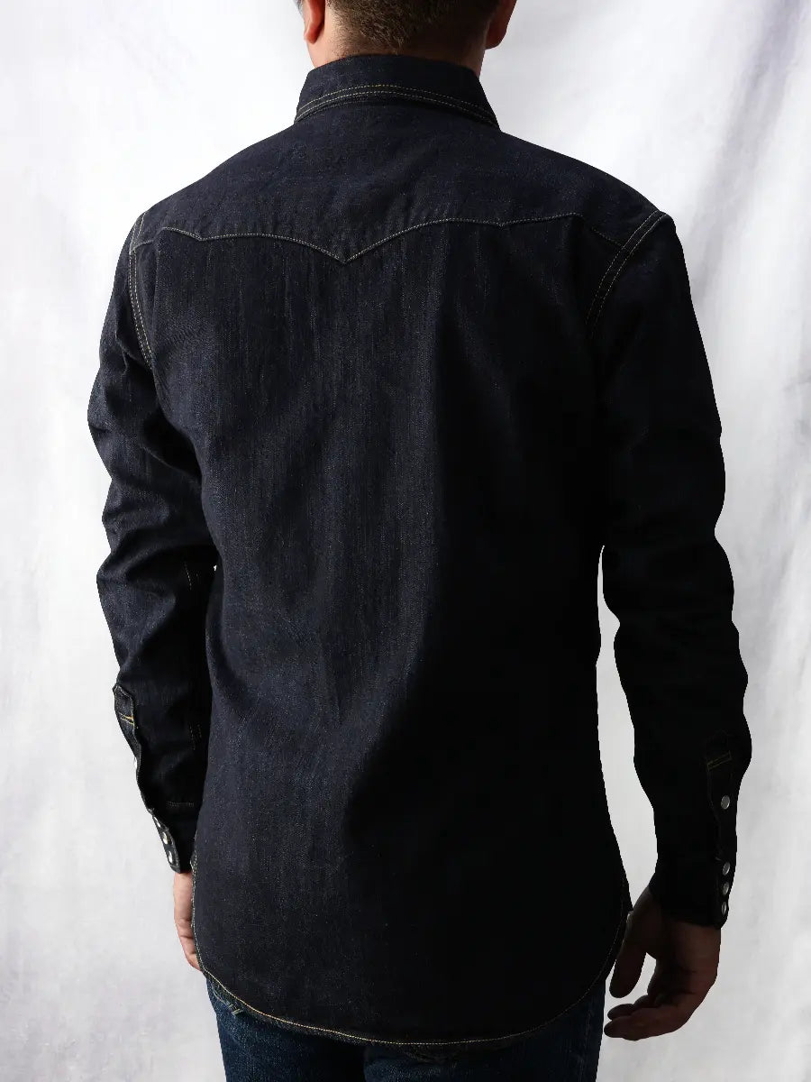 FN-SDW-001L 10oz DENIM WESTERN SHIRT