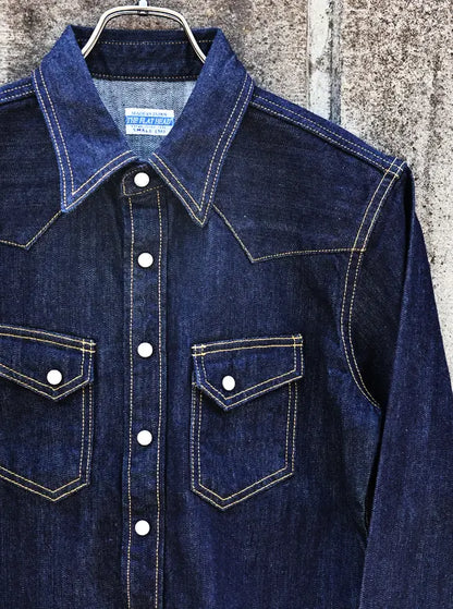 FN-SDW-001L 10oz DENIM WESTERN SHIRT