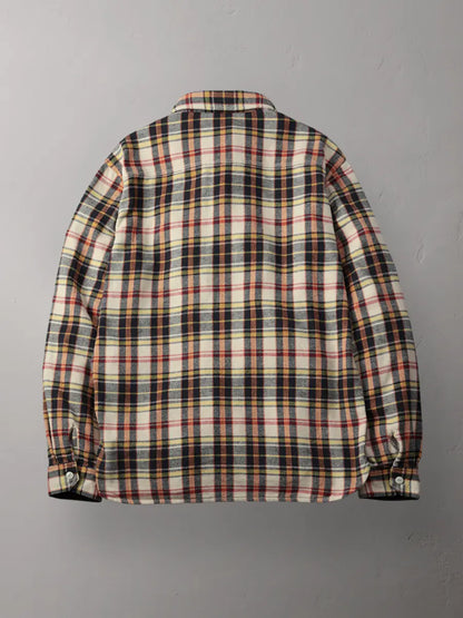 FN-SNR-014L FLANNEL CHECK WORK SHIRT