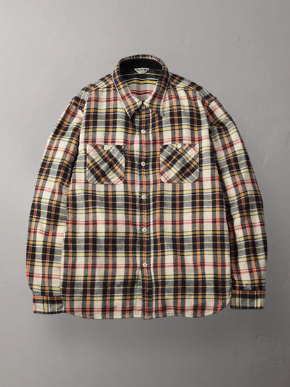 FN-SNR-014L FLANNEL CHECK WORK SHIRT