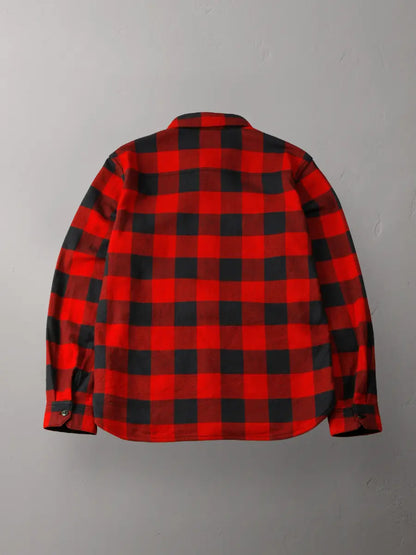 Flannel Workshirt Block Check #FN-SNR-101L