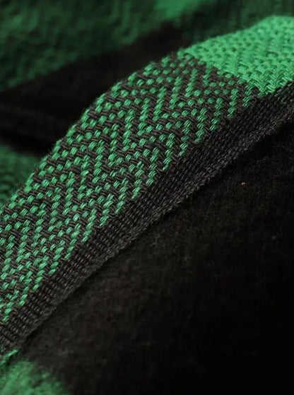 FN-SNR-101L GREEN FLANNEL WORKSHIRT
