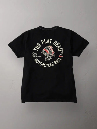 FN-THC-048 -Motorcycle Race T-Shirt, Black