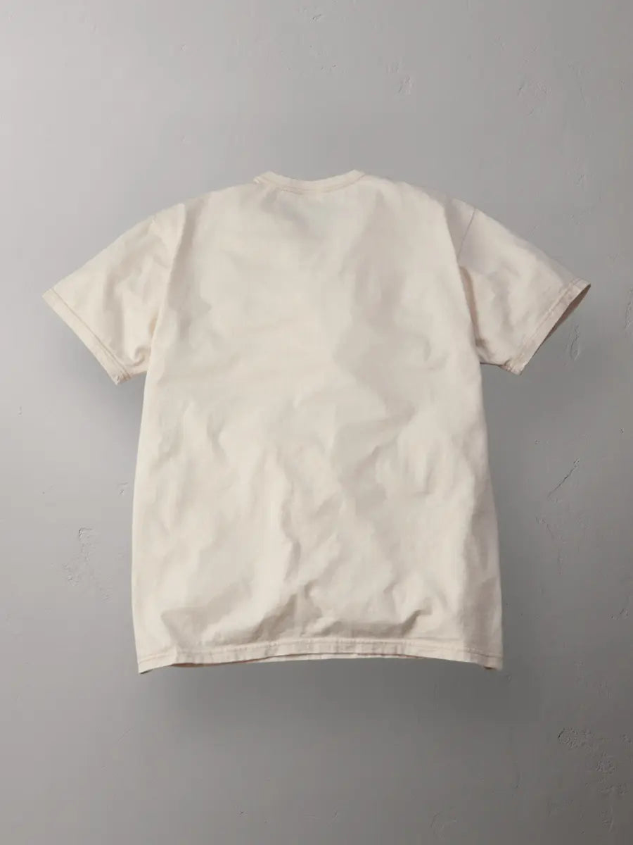 FN-THC-101P Plain Pocket T-Shirt – Loopwheel Heavyweight Off White/Nature