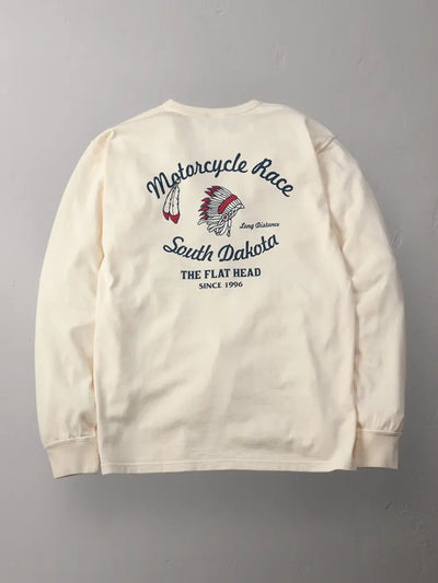 FN-TML-105 – Long Sleeve T-Shirt South Dakota, Ivory