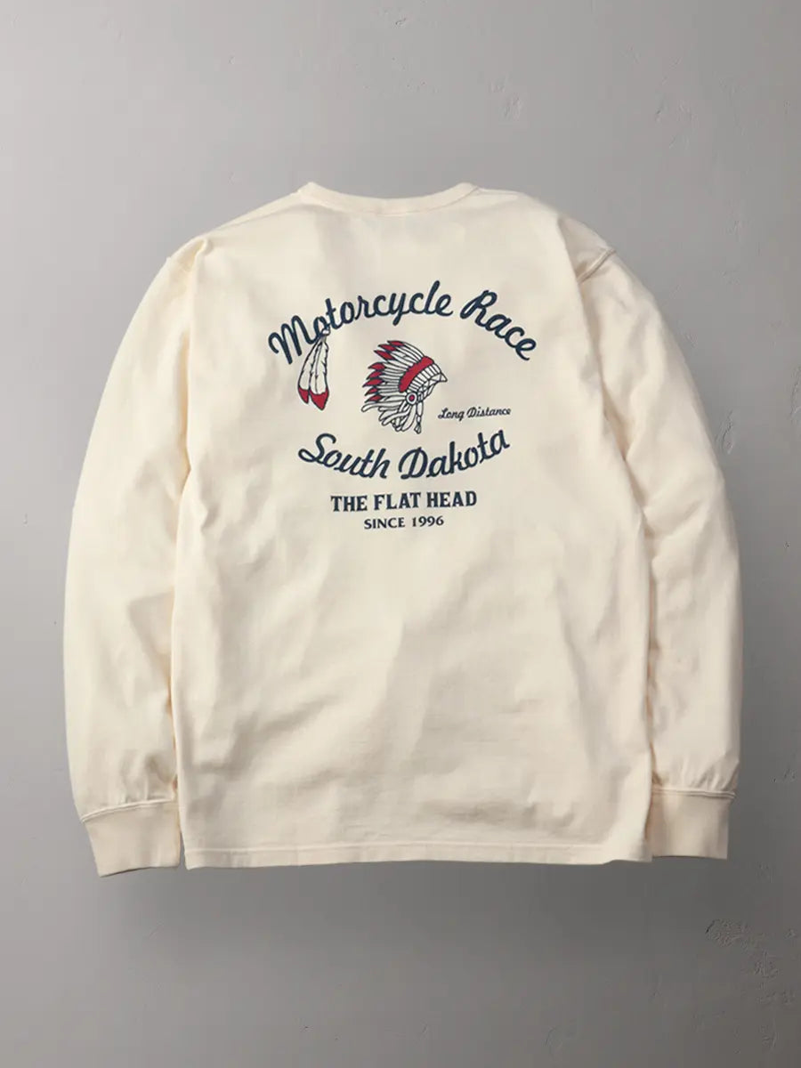 FN-TML-105 – Long Sleeve T-Shirt South Dakota, Ivory