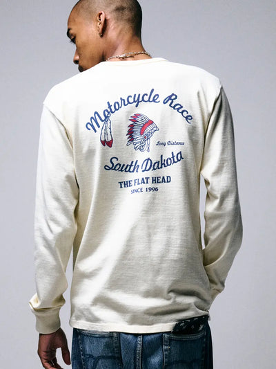 FN-TML-105 – Long Sleeve T-Shirt South Dakota, Ivory