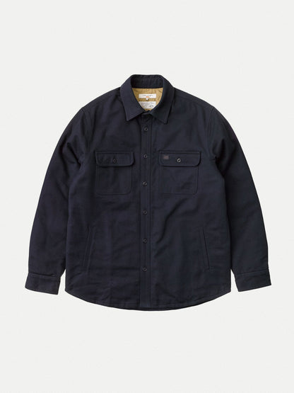 GLENN PADDED SHIRT NAVY