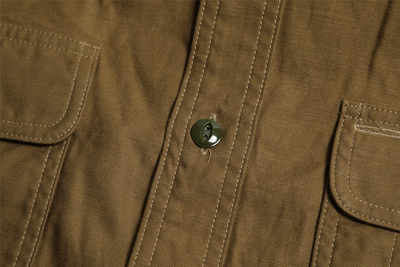 HARVEST BACK SATIN SHIRT / TR25AW-402 – Khaki
