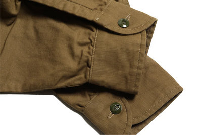 HARVEST BACK SATIN SHIRT / TR25AW-402 – Khaki
