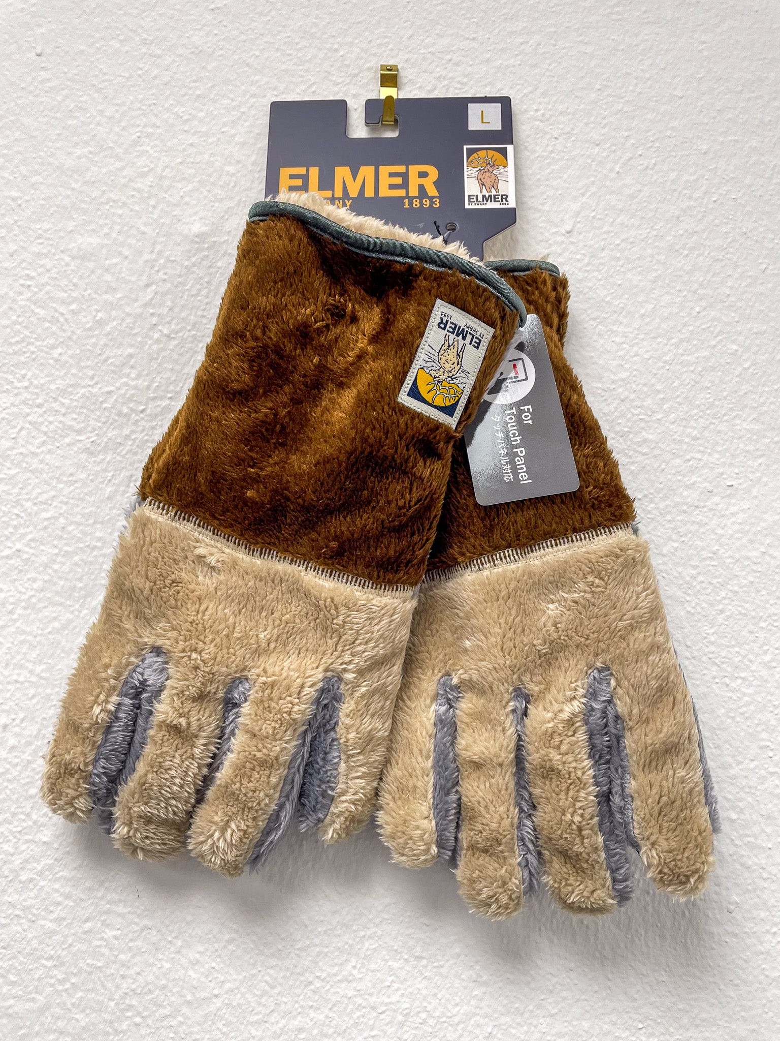EM 355 CUDDLY CLUB GLOVE Brown
