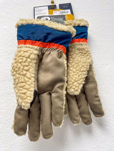 EM353 TEDDY GLOVE Beige/Blue