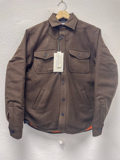 CPO WOOL SHIRT Padded BROWN