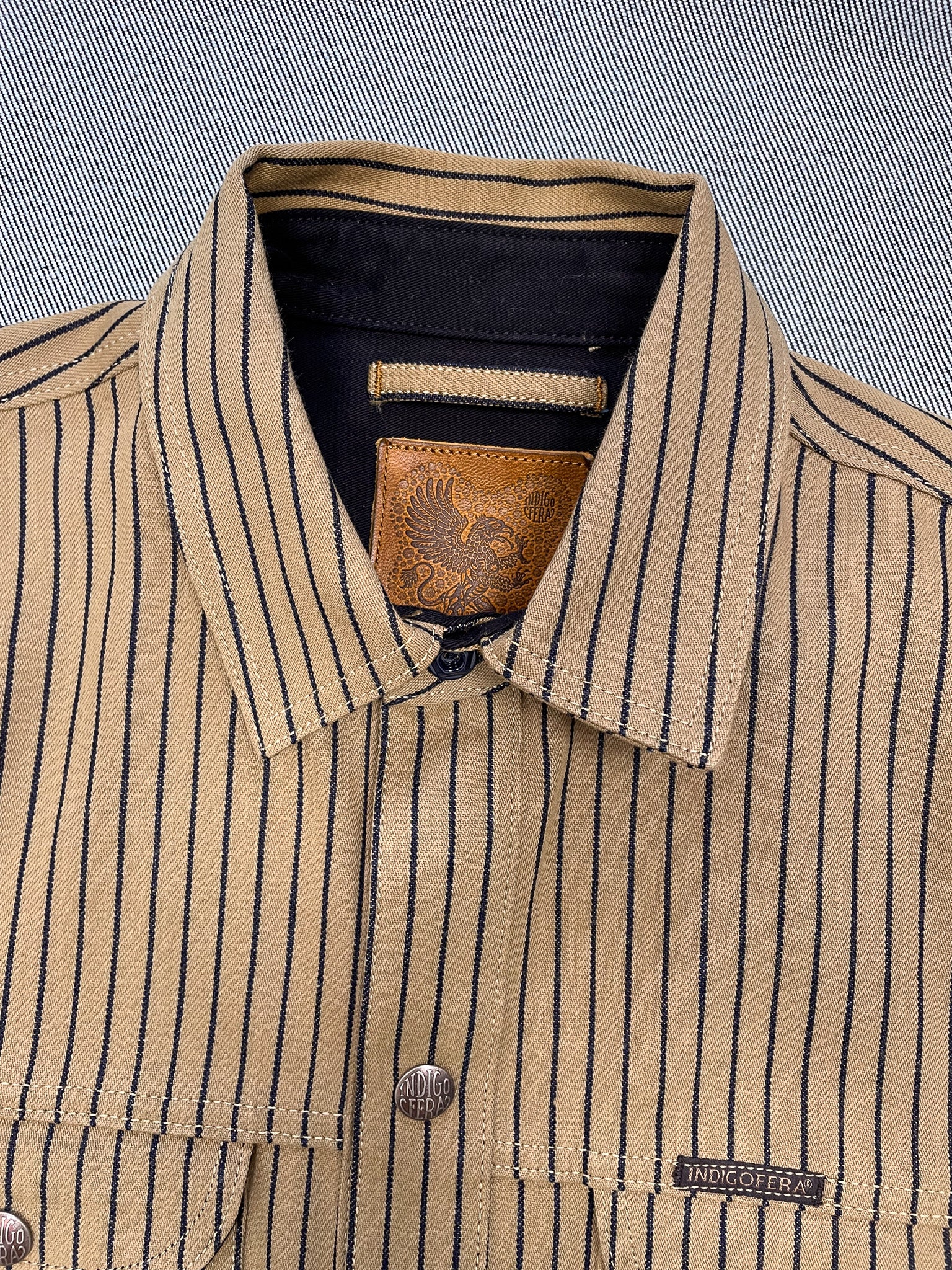 COPELAND ROOT STRIPE Beige/Indigo