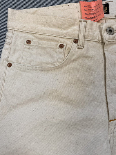 BUCK JEANS UNEVEN BROKEN TWILL ECRU