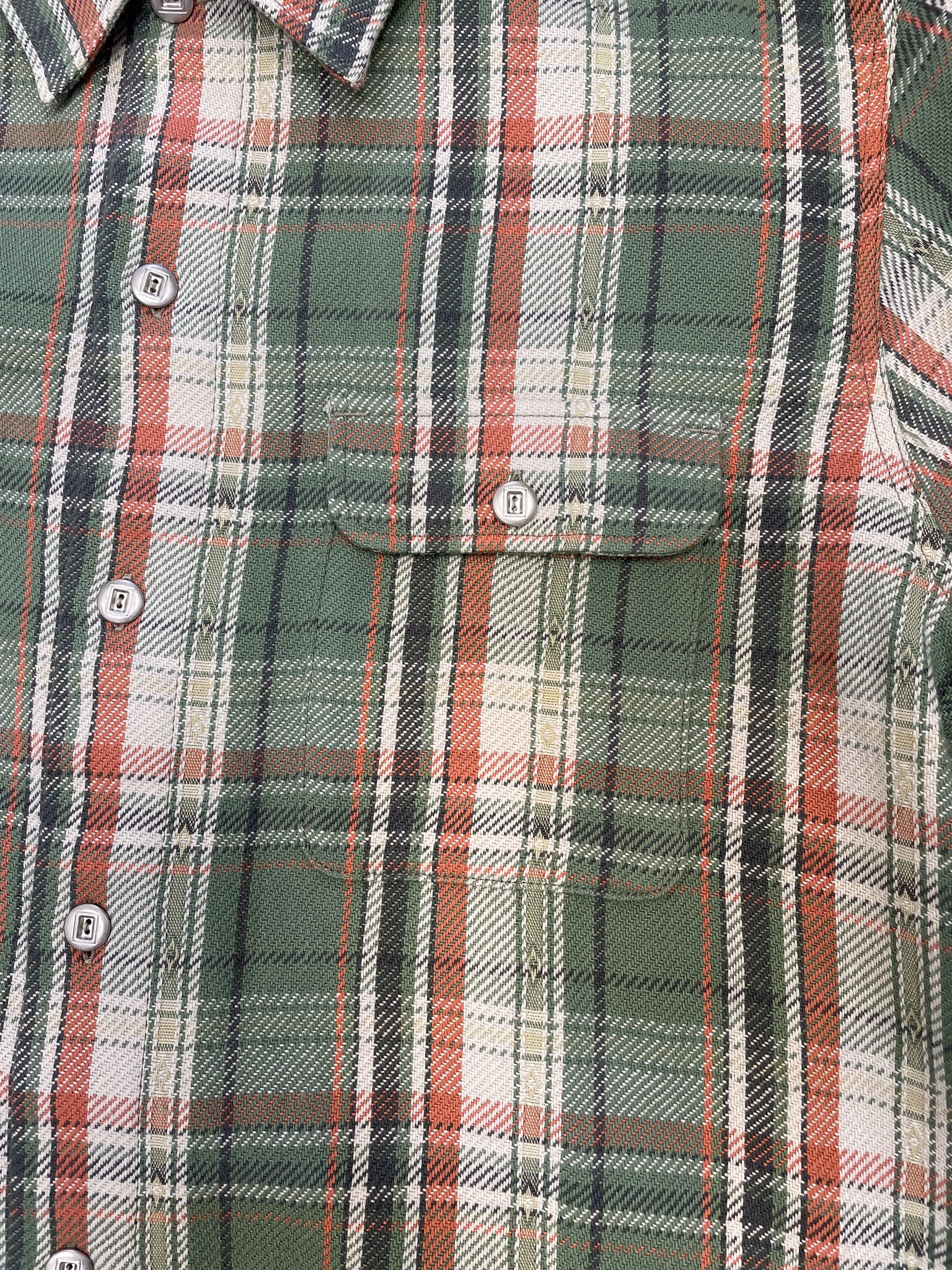 WEBSTER Shirt Jacquard Flannel – Green / Beige Check