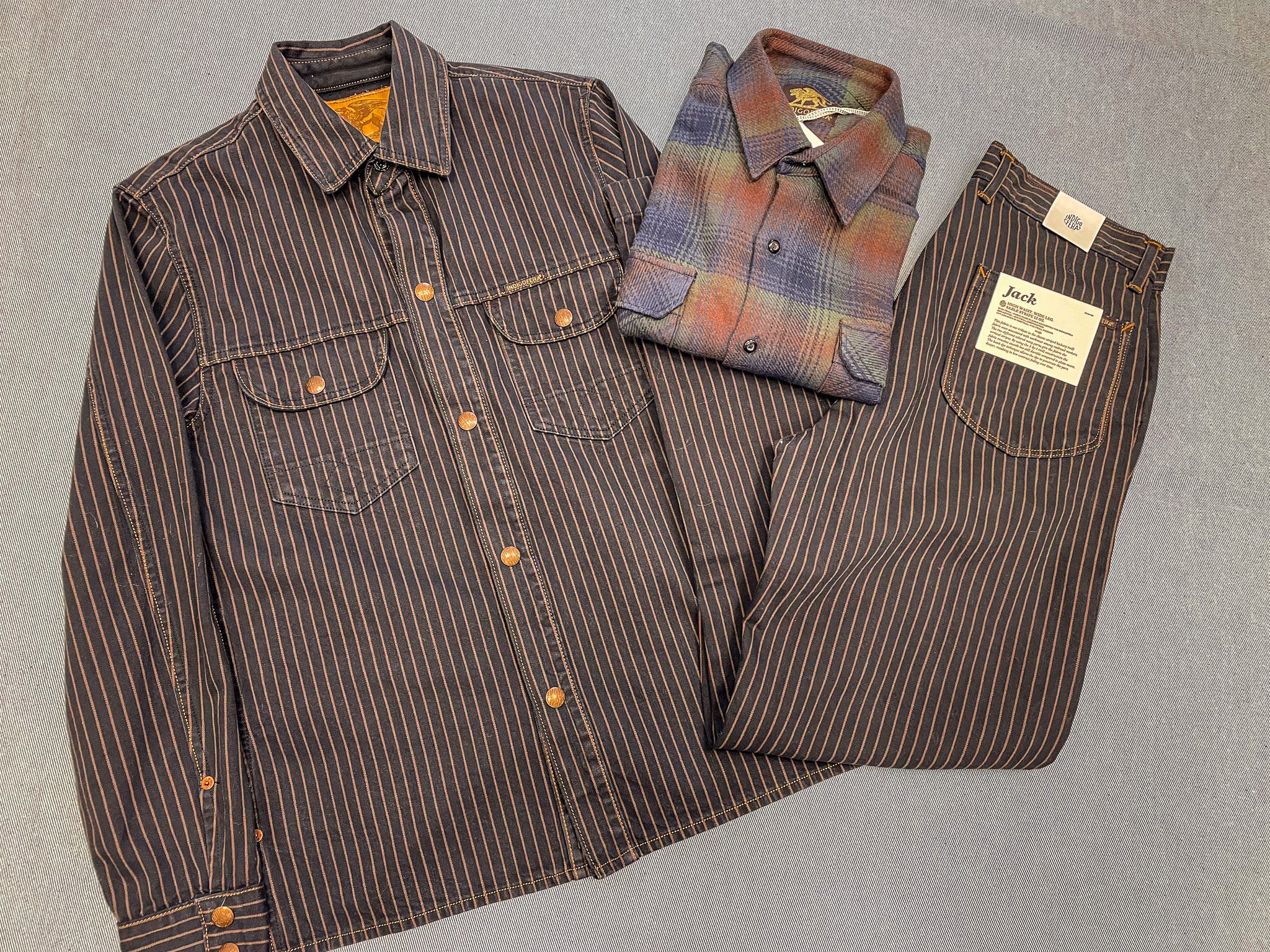 COPELAND SHIRT "Sable Stripe"